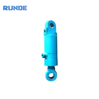 Cylindre de métallurgie à quatre tractions robuste personnalisé HSG Cylindre hydraulique de traitement de tige de piston de haute qualité