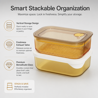 Boîte à lunch bento contemporaine en verre divisée pour préparation de repas au micro-ondes avec couvercles en PP compatibles lave-vaisselle