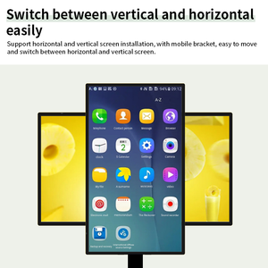 كشك شاشة لمس متحرك داخلي 43 بوصة متكامل للبث المباشر، يتم التحكم فيه عبر الهاتف المحمول/الكمبيوتر، مورد للمطارات - Product Image 5