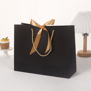 Bolsas de Papel Personalizadas Biodegradables para Tiendas de Ropa, Bolsas de Regalo con Lazo, Bolsas de Papel de Alta Gama para Supermercados, Impresión Personalizada - Product Image 2