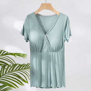 T-shirts de maternité à manches courtes, Tops personnalisables, vente en gros, pour femmes enceintes - Product Image 6