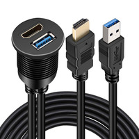 Puertos duales macho-hembra USB3.0 y HD, compatible con captura de Audio y vídeo, 4k, 60hz, 1080p