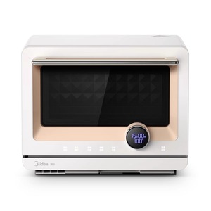 Horno Microondas Midea 20L Smart Inverter Multifuncional con Sensor de Cocción, Panel Plano, Color Blanco Hueso - Product Image 1