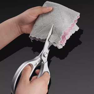 SK5 <b>Kitchen</b> Scissors Heavy Duty Stainless Steel Blade For Food And Barbecue Use - Product Image 2