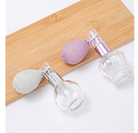 Vente en gros de flacons de parfum à air comprimé de 10 ml, emballage cosmétique haut de gamme, flacon carré en verre avec pulvérisateur à pompe