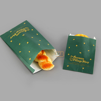 Sacs d'Emballage Alimentaire, Sachets, Manches en Papier Parchemin Kraft Cire pour Boulangerie, Résistants à la Graisse, pour Sandwichs et Biscuits