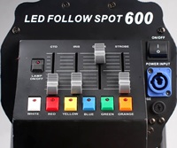 Haute puissance LED suivre Spot 600W lumière avec puce LED haute puissance pour l'éclairage de scène de stades de cinéma de théâtre