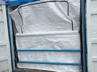 Sacs de conteneur flexibles en PP tissé pour conteneurs secs de 20 pieds et 40 pieds, pour l'emballage de réservoirs, de sable, de ciment, FIBC, grand sac de conteneur en vrac
