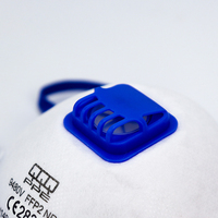 Masque de masque jetable FFP2 Spot OEM Respirateur FFP2 avec filtre moulé par valve Masque facial FFP2 particulier