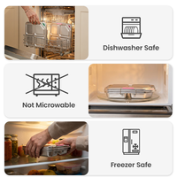 Boîte à lunch en acier inoxydable 304 sans BPA pour enfants, 4 compartiments, boîte à goûter pour enfants avec joint en silicone, vente en gros