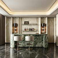 Superbe table de lavabo en marbre rose, table basse, dalle de pierre naturelle, table de cuisine, table de salle à manger, meuble-lavabo de salle de bain