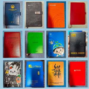 Personalised Logo <b>A5</b> Notebook Business Office Notebook Custom Print Paper Leather Linen PU Cover Journal Notebook - Product Image 6