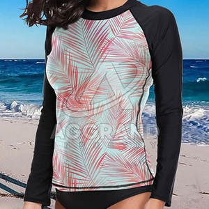 OEM Service เสื้อแรชแบบยาวสีทึบ MMA แบบไม่เหมือนใครใช้กลางแจ้งในยิมฟิตเนสผ้าออกแบบโลโก้ได้ตามต้องการ - Product Image 2