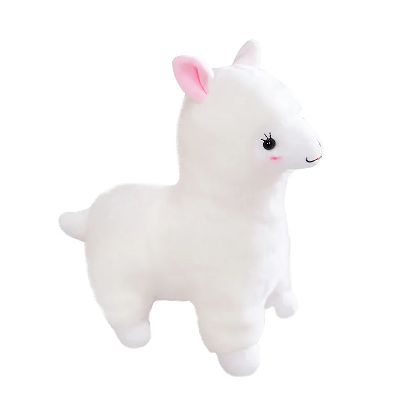 Boneka mistis Alpaca, mainan mewah kambing domba kreatif, bantal lempar hadiah ulang tahun mainan Alpacasso hadiah Natal