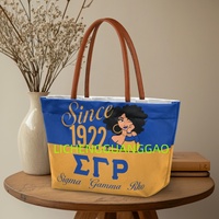 Sac fourre-tout personnalisé Sigma Gamma Rho Sorority, réutilisable, design de créateur, sac de shopping pour sororité, sac de week-end