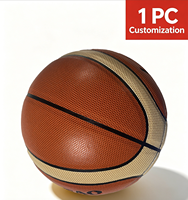 Ballon de basketball de taille officielle 7, logo personnalisé, 12 panneaux, en cuir composite PU, style Molten, pour entraînement en intérieur et extérieur
