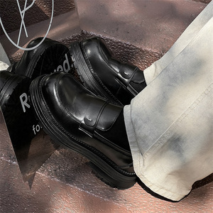 รองเท้าโลฟเฟอร์ทรงดาร์บี้สุดฮิตปี 2026 สวมใส่สบาย ระบายอากาศได้ดี หัวรองเท้าทรงใหญ่ เหมาะสำหรับฤดูหนาว พื้นหนา ทำจากหนัง - Product Image 5