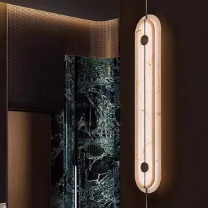 Jia Wenjun Modern Marble Wall Lamp T912 LED 220V Wall Mounted For Living Room Hotel Background Lighting - Product Image 2