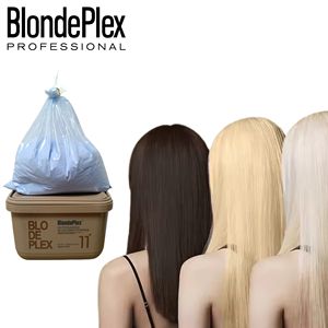 Poudre décolorante pour <span class=keywords><strong>cheveux</strong></span> BlondePlex Salon, éclaircissement niveau 11+, avec une agréable odeur de rose, 450g, logo personnalisé - Product Image 2