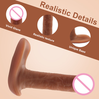 Vibrateur Dildo Télécommandé en Silicone Souple pour Femme avec Fonction Chauffante, Étanche et Télescopique - Modèle DDT-37
