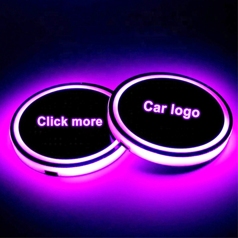 Product Encyclopedia: Custom LED Car Cup Holder Lights, Red Bull Cup Light Chevy RGB Emblem