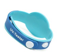 Bon prix Détecteur UV Changement de couleur Bracelet en silicone UV Bracelet en silicone pour réunion, fête ou cadeau d'événement