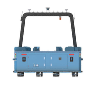 Chariot de transfert AGV robotisé autonome certifié CE de 30 tonnes, guidé par laser, pour entrepôt d'usine intelligent sans personnel