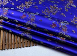 Nhà sản xuất vải gấm dệt jacquard rồng phượng truyền thống Trung Quốc - Product Image 5
