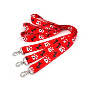Customized Double-Sided Silk Screen Logo Polyester Work ID Lanyard Custom Thermal Transfer Hanging Neck <b>Phone</b> Card Office Gifts - Product Image 4