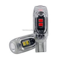 2 Stück T10 2835 5SMD Canbus LED Motorrad-Glühbirne Hohe Helligkeit W5W Polaritätsunabhängige Parkplatz-Kennzeichenbeleuchtung 12V