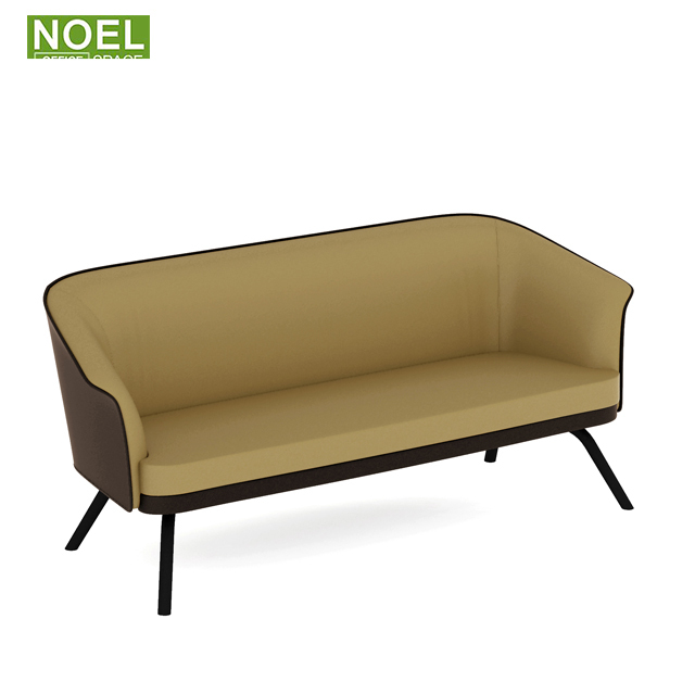 Moderne mdf peinture en forme de l patron pdg bureau exécutif table de bureau en bois pour mobilier de bureau