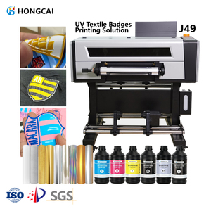 Imprimante professionnelle technique nouvelle génération automatique A2 UV à encre DTF <span class=keywords><strong>pour</strong></span> étiquettes 3D, autocollants, t-shirts, badges textiles UV, solution d'<span class=keywords><strong>impression</strong></span> - Product Image 1