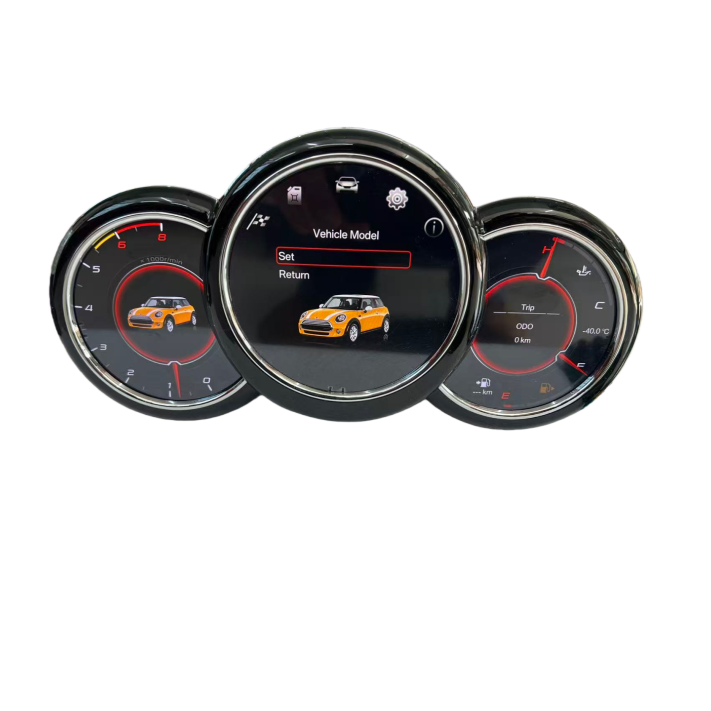 Schermo LCD 5 Pollici Per BMW Mini Cooper 2014-2017 – Display Di Ricambio Originale, HD E Resistente (Senza Touch)