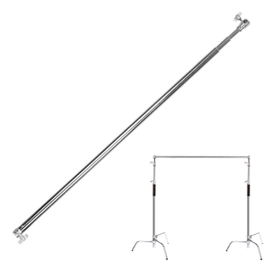 Barre transversale télescopique réglable en alliage d'aluminium à 3 sections <span class=keywords><strong>de</strong></span> 3 m (10 pi) pour <span class=keywords><strong>support</strong></span> <span class=keywords><strong>de</strong></span> <span class=keywords><strong>fond</strong></span> <span class=keywords><strong>de</strong></span> studio photo - Product Image 1