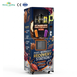 Máquina Expendedora de Batidos de Proteínas con Pantalla Táctil de 32 Pulgadas, Refrigeración por Compresor, Autolimpieza, Integración con la Nube, para Uso en Gimnasios - Product Image 1