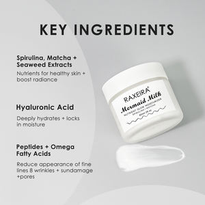 Marque privée Lait de sirène Hydratant Crème hydratante pour le visage Blanchissant Éclaircissant Nourrissant Soins de la peau Beauté Crème pour le visage - Product Image 4