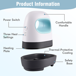 Presse à chaud manuelle portable Baiyin, certifiée CE, pour impression de t-shirts, facile à utiliser, <span class=keywords><strong>transfert</strong></span> de logo. - Product Image 4
