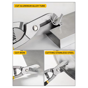 Ajusteur 8 pouces, 10 pouces, 12 pouces ciseaux de <span class=keywords><strong>coupe</strong></span> en <span class=keywords><strong>fer</strong></span>-blanc polyvalents ciseaux en <span class=keywords><strong>fer</strong></span> allemand ciseaux en <span class=keywords><strong>fer</strong></span>-blanc tranchants cisailles en tôle - Product Image 6