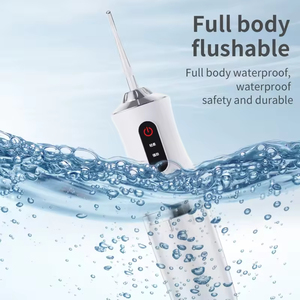 Irrigador Bucal Portátil Inalámbrico 4 en <span class=keywords><strong>1</strong></span> de Alta Presión, Irrigador Eléctrico con Chorro de Agua, Resistente al Agua IPX7, Recargable por USB - Product Image 5
