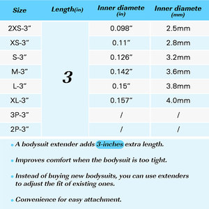 Wholesale <strong>Bodysuit</strong> Popper <strong>Extender</strong> Adjustable Length Adult Women 2 Snap Crotch Extension Shapewear <strong>Bodysuit</strong> Crotch <strong>Extenders</strong> - Product Image 4