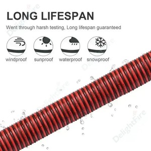 ขั้วต่ออะแดปเตอร์แบบ 2 พิน IP67 สำหรับรถยนต์ ใช้ทองแดงเคลือบดีบุก ฉนวนพีวีซี สำหรับไฟ LED แถบสีเดียว สีแดงดำ - Product Image 4