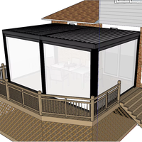 Pergola intelligente à lames orientables en aluminium pour jardin, balcon et terrasse. Protection UV, capteurs de pluie, commande motorisée, respectueux de l'environnement