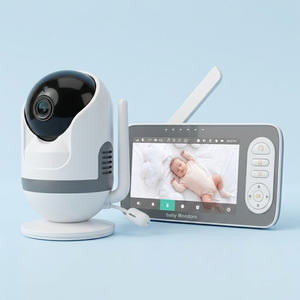 กล้องวงจรปิดสำหรับเด็ก KT617T หน้าจอ IPS 5.5 นิ้ว ความละเอียด 720P HD พร้อม WiFi แบตเตอรี่แบบชาร์จได้ 5000mAh ระยะเชื่อมต่อ 1000 ฟุต รองรับ Tuya Smart Life - Product Image 1