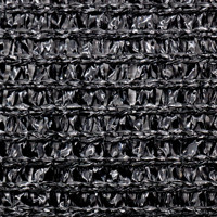 Brise-vue noir robuste avec œillets pour jardin, cour, piscine, terrasse, abri de voiture et construction