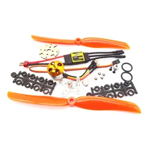 XXD 2212 1400KV moteur hornet 30A ESC sans balais ensemble d'hélice 8060 RC à voilure fixe hélicoptère