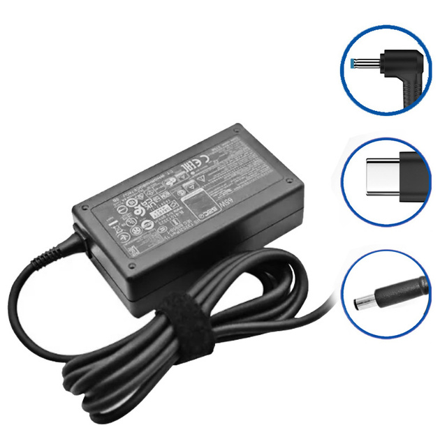 45W 65W 90W USB C Laptop Charger Universal Power Adapter with PD Fast Charging Compatible for HP  ASUS Notebook Computers