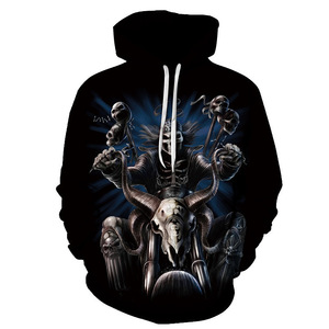 Fitspi Halloween 3d impression sweat à capuche hommes femme rue Hip Hop Cool sweats à capuche pull mode nouveaux vêtements pour enfants - Product Image 5