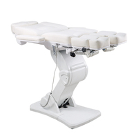 Fauteuil électrique pour soins des pieds, lit de traitement médical, fauteuil d'examen réglable, fauteuil de podologue, fauteuil de podologie électrique