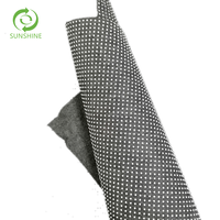 Rutschfester PVC-Punkt Vliesstoff mit Filzrückseite, Polyester-Unterlage Vlies-Teppichunterlage