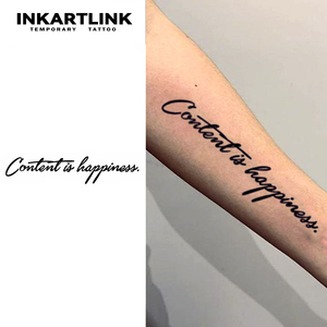 Tatuaggi Temporanei con Frasi Popolari, Adesivi per Braccio <span class=keywords><strong>a</strong></span> Lunga Durata, Trasferibili ad Acqua, Non Tossici e Sicuri, Totem della Fede per 15 Giorni - Product Image 4